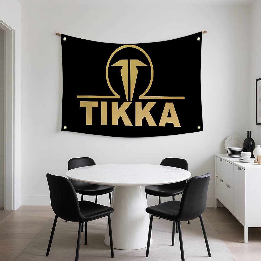 WTikkaslogo Flags Personalized Items Flags For Bedrooms Home Funny