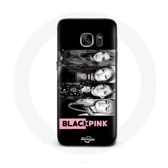 Coque pour Samsung Galaxy S6 Blackpink Square One Album Affiche Chanson BOOMBAYAH