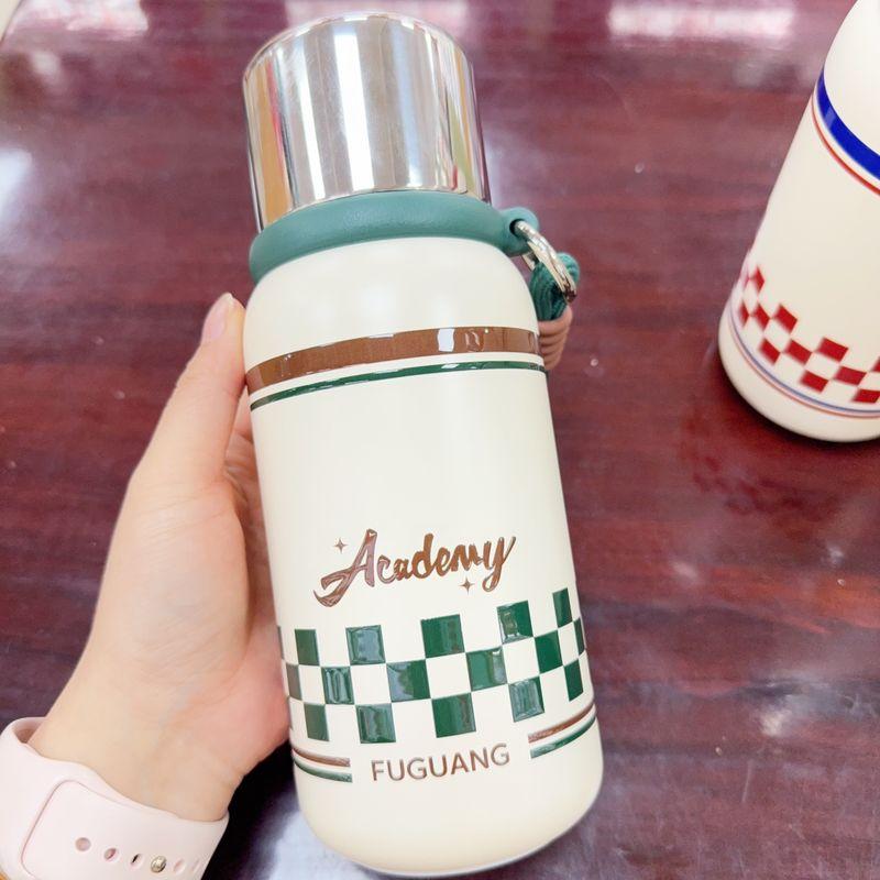 Insulated Cup for Girls, New High-Appearance Portable Stainless Steel Water Bottle for Students, Suitable for Outdoor Use to Keep Water Cold