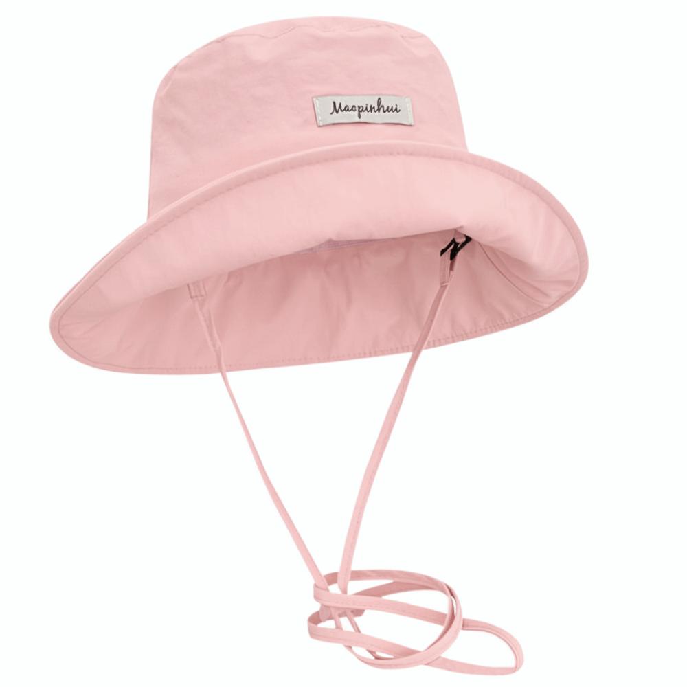 Wide Brim Fisherman Hat Sunshade Drawstring Bag Korean Style Sun Hat Summer