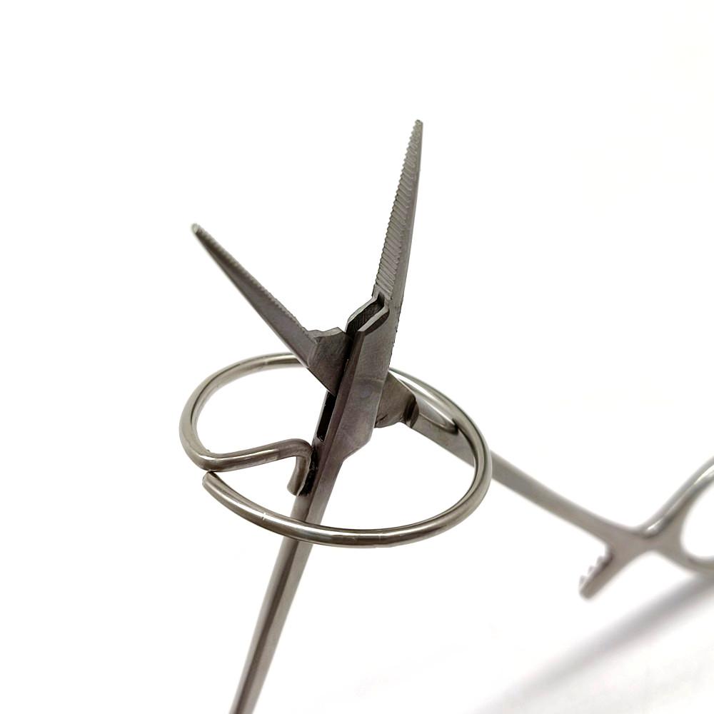 Стоматологический держатель иглы от комаров с кольцом, кровоостанавливающий фиксатор, артериальная хирургия, кольцевые щипцы для удаления мостовидной коронки