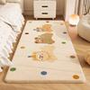 VIKAMA Cute Cartoon Cashmere Fine Sand Carpet Children's Bedroom Soft Bed Blanket Living Room Balcony Casual Mat Home Decor