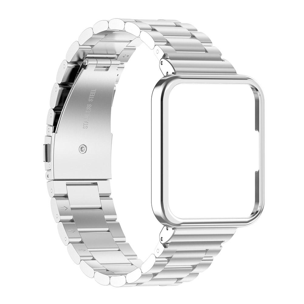 Metal Band Case Compatible for Xiaomi Redmi Watch2 Lite International Version Metal Strap with Protective Case