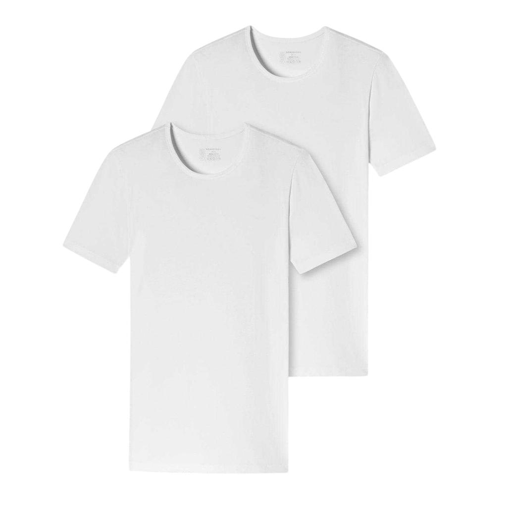 Schiesser Mens Organic Cotton T-Shirt (Pack of 2)