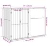 Vidaxl Szopa Ogrodowa, Brązowa, 225X89X161 Cm, Stal Galwanizowana