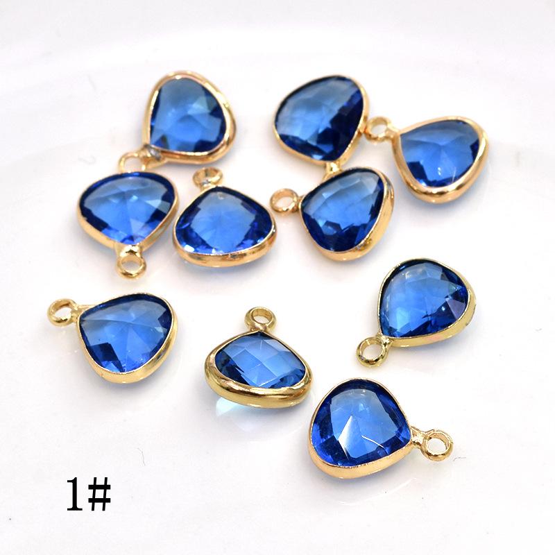 Подвеска-капля из стекла с редкоземельными элементами, сохраняющая цвет, медь, для изготовления украшений своими руками