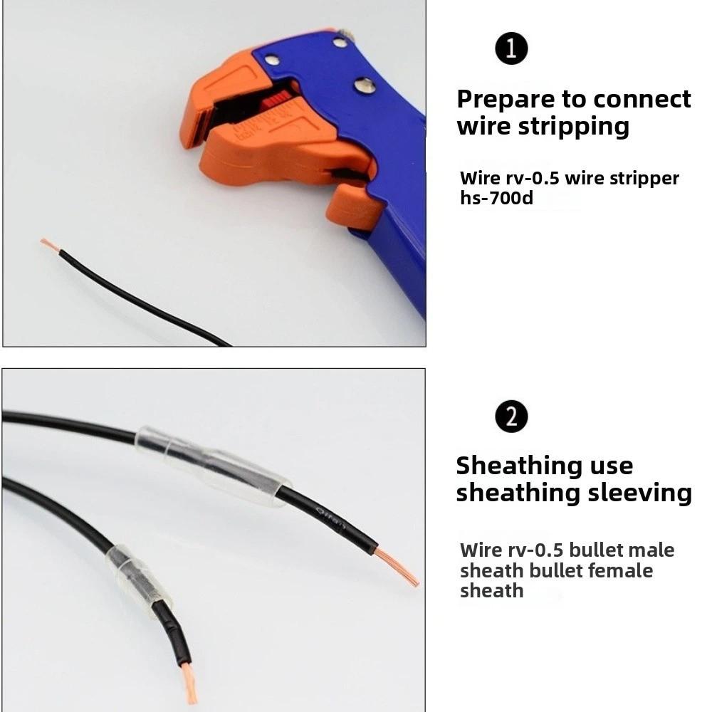 Copper Crimp Terminals Tinplate Circular Crimping Terminal Cable Connection