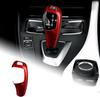Carbon Fiber Gear Shift Knob Panel Frame Cover Trim for BMW F20 F21 F22 F23 F30 F34 F35 F32 F33