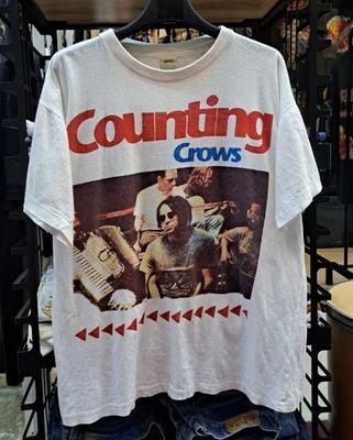 Counting Crows White Short Sleeve Cotton T-shirt Unisex S5XL VM8347