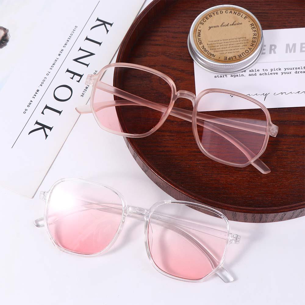 Anti-UV Glasses Square Frame Presbyopia Eyeglasses Reading Glasses Blush Glasses Women Sunglasses