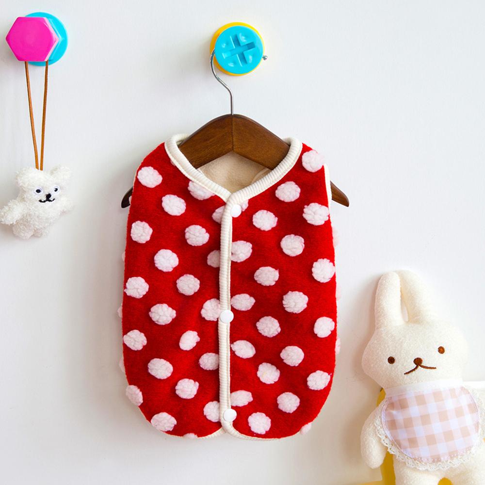 Теплый утолщенный свитер для щенков маленьких собак зимняя одежда для домашних животных с пряжкой померанский шпиц пудель пальто кардиган mascotas одежда