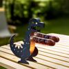 Funny Dinosaur Shape Grill Hot Dog Roller Hot Dog Grill Barbecue BBQ Rack Portable Camping Outdoor Grilling Cookware Tools