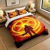 3Pcs Bedding SetNaruto U-Uzumakis Soft Bed Sheet and Two Pillowcases Home Bedroom Decor