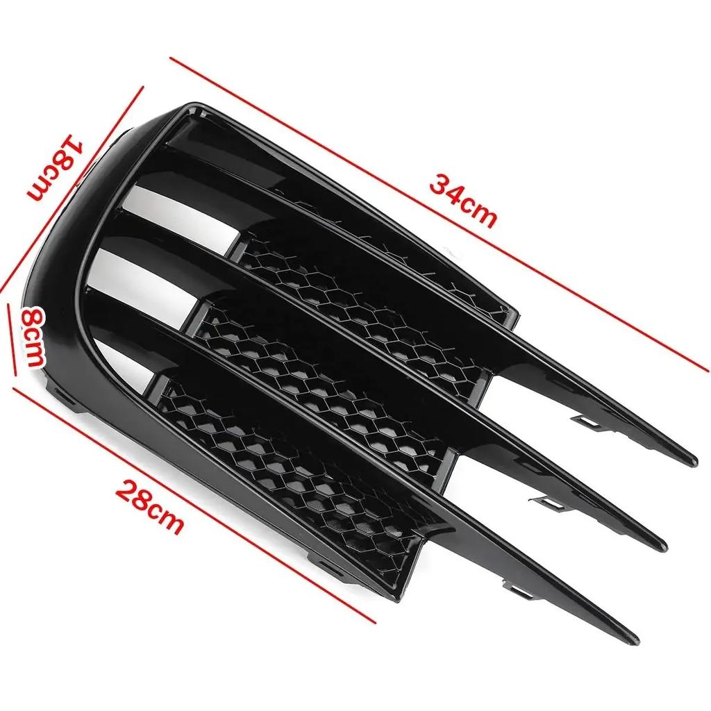 Pair Car Fog Lamps Cover Grill For VW Golf 6 MK6 VI GTI GTD R R20 2008-2013 Fog Light Eyebrow Eye Wind Knife Cover Trim