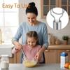 Stainless Steel Manual Dough Blender Rustproof Powder Stirrer for Baking Flour Whisk  Home