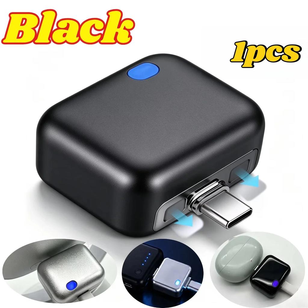 Full‑Charge Auto Disconnect Charger Protector Type‑C Auto Power‑Off Adapter Anti‑Overcharge Protection Mobile Phone Charging