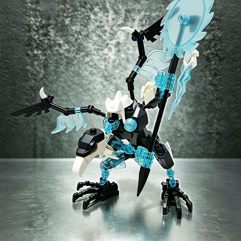 НОВЫЙ 2-в-1 CHIMA Строительные Блоки Племя Крокодила Феникса Набор MOC Воин Аниме Фигурки Действия Солдат Робот Игрушки Для Мальчиков Подарок