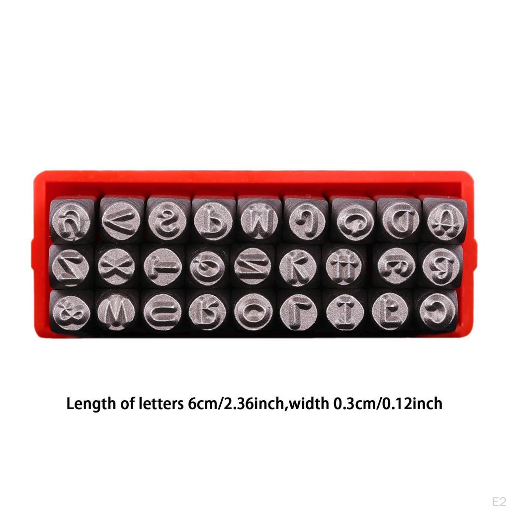 Набор стальных алфавитных штампов для изготовления ювелирных изделий своими руками