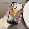 Чехол для телефона Mantin Bird Eagle hawk для iPhone 11 12 13 14 Pro Max mini X XR XS SE 2020 5 6S 7 8 Plus Samsung Galaxy S21 S22