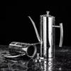 Dust-Proof Kitchen Oil Bottle Integrated Oil Storage Container 304 Stainless Steel Oil Pot  Chef