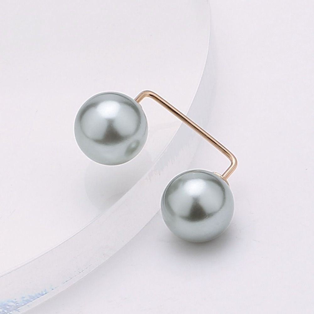 Angle Waist Buckle Jewelry Waist Tightening Brooch Anti-Exposure Brooch Shawl Buckle Pearl Brooch