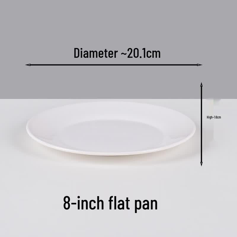 Круглые обеденные тарелки Diruien из меламина