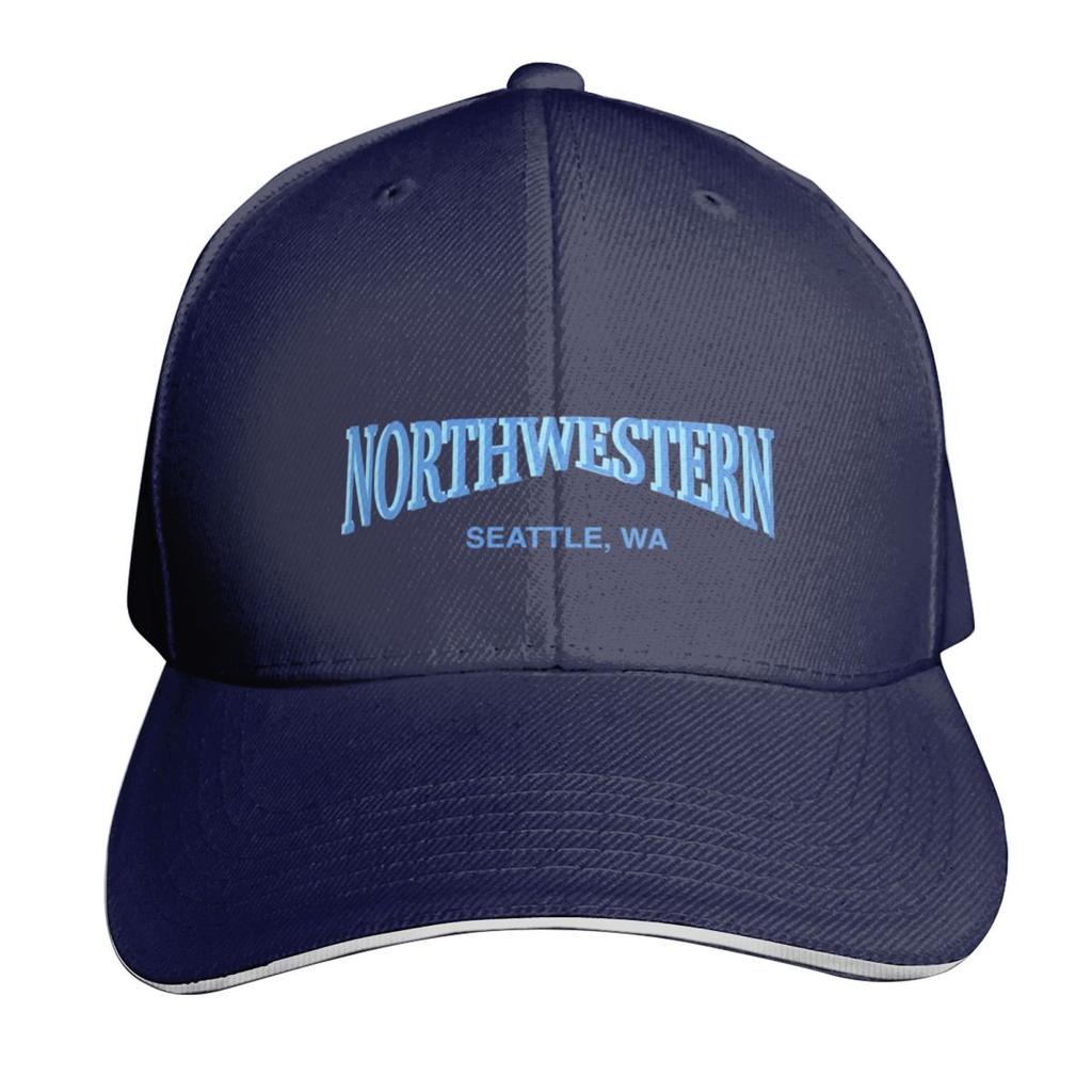 fv northwestern Baseball Cap Christmas Hat Fashion Beach golf hat genuine Uv Protection Solar Hat Womens Beach Visor Unisexs