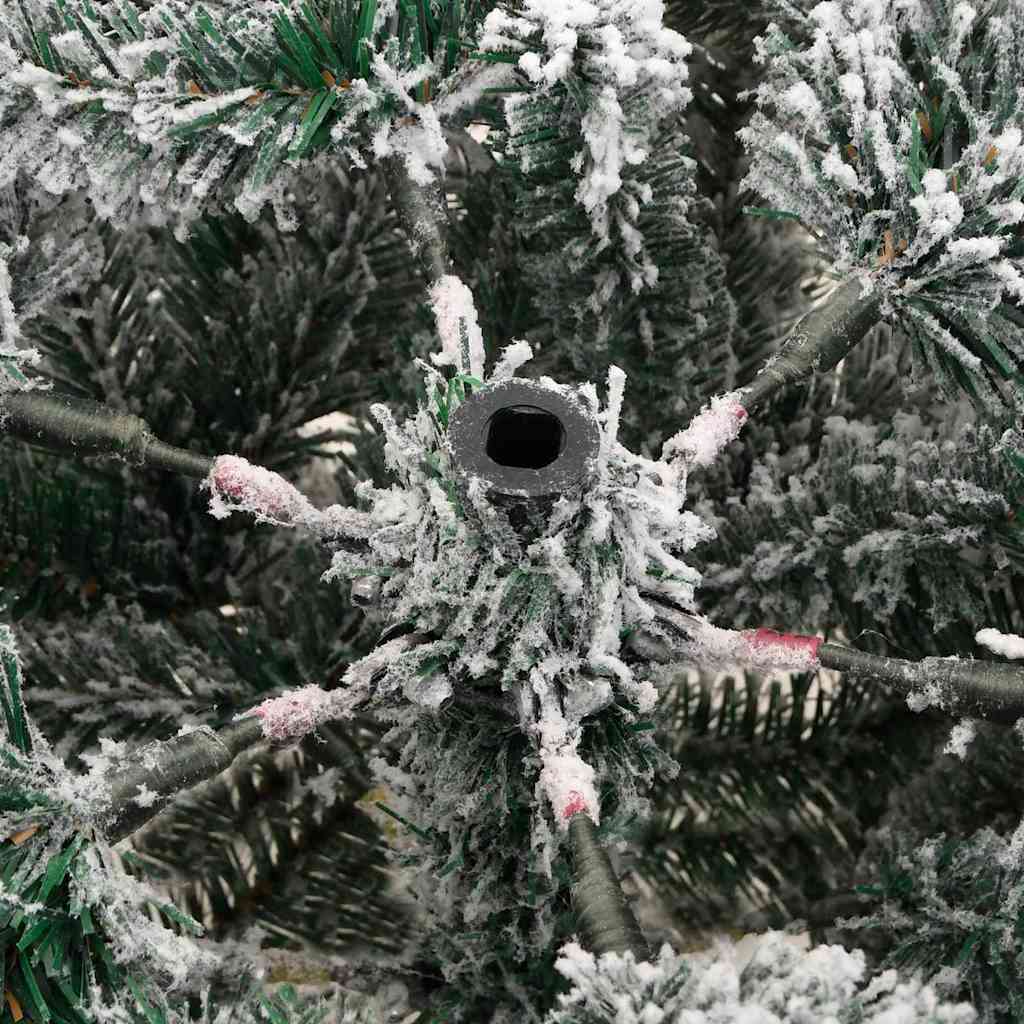 Artificial Foldable Christmas Tree White 150 cm PE and PVC