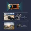 2K 4G 3-дюймовый видеорегистратор с двумя камерами, записью, Wi-Fi, GPS-трекингом, удаленной проверкой видео в реальном времени на телефоне, питание 12-24 В, автомобильная камера