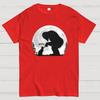 Fun Hand Boop Nose Bigfoot Cat Cotton Summer Casual Cool Loose T-Shirt
