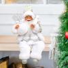 Santa Claus Doll Christmas Decoration Collectible Stuffed Scene Figure Xmas Tree