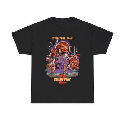 Детские игры 2 Чаки Хоррор Фильм Футболка