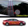For Ford Fusion 2013 2014 2015 2016 2017 2018- Car PC Material Pillar Post Cover Door Trim Window Molding Sticker Plate