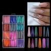 Ultra-Thin Dual Form Nails Colorful False Nails New Nail Tips  DIY