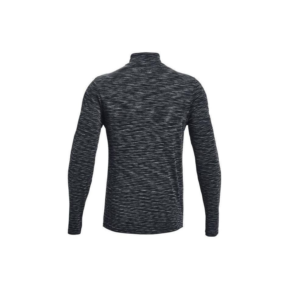 Under Armour Бесшовная разноцветная тренировочная футболка с длинным рукавом и полумолнией, мужские топы, серая 1359875-012