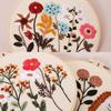 Gift Embroidery Hoops Beginners Home Decoration Flower Embroidery Kit Cross Stitch Needlepoint Kit