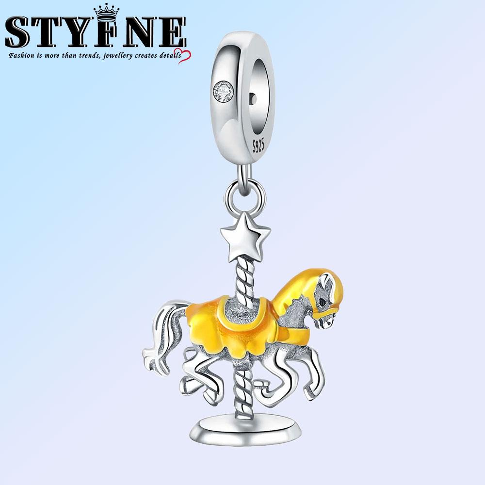 Copper Color-Changing Ladybug Carousel Suitable For Diy Birthday Party Gift Jewelry Bracelet Accessories