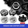 4pcs 60mm Car Wheel Center NZJ Cap Hub Covers Badge for Nissan Qashqai X J10 Trail Tiida Teana Skyline Juke X-trail Auto Accessories