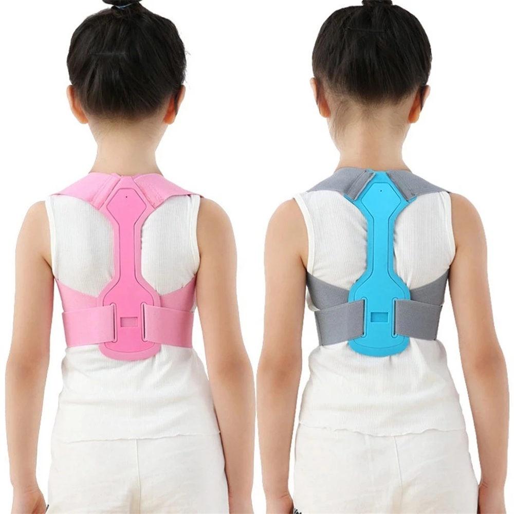 Children Kid Shoulder Back Brace Support Adjustable Magnetic Posture Corrector Spine Lumbar Support Brace Belt