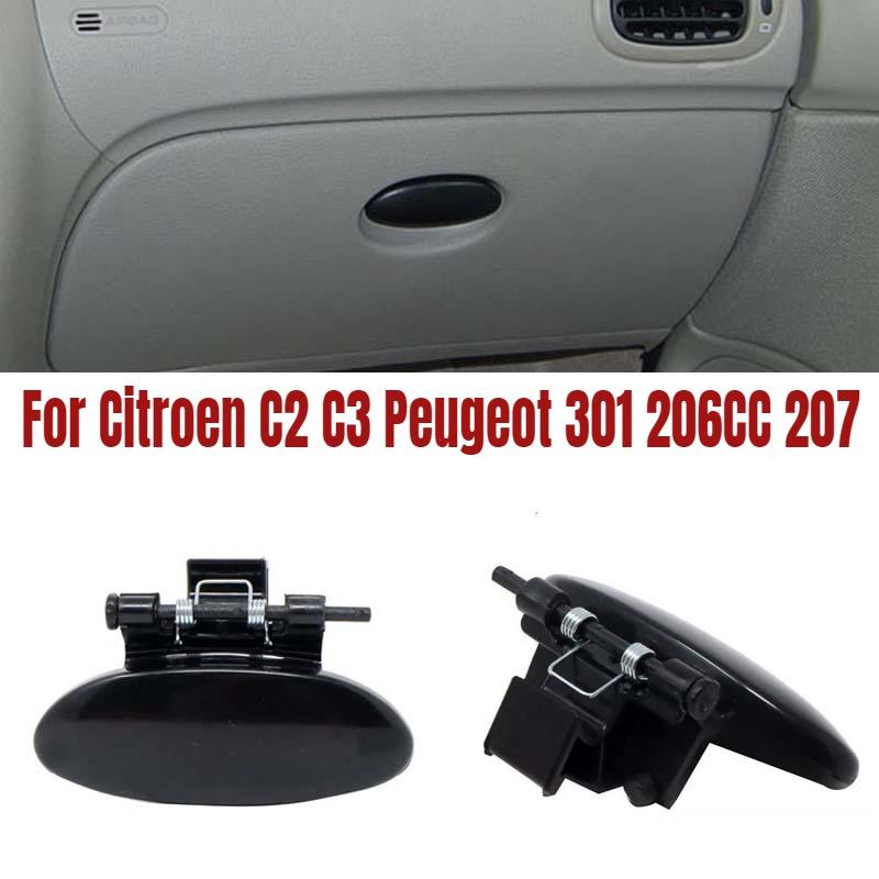 Ручка двери перчаточного ящика боковая передняя для Citroen C-Elysee C2 C3 Peugeot 301 206CC 207 2002 2003 2004 2005- 8218A3 8218PX