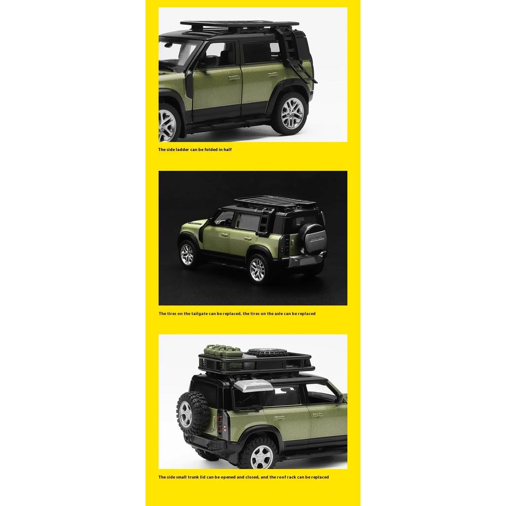 1/43 Scale Land Rover Defender DIY Assembly Alloy Car Model Kit - Detailed Replica for Kids & Collectors - Fun & Educational