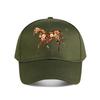 Colorful Floral Horse Wall Art Home Decor Baseball Cap Fashion Unisex Sunhat Womens Outdoor Sports