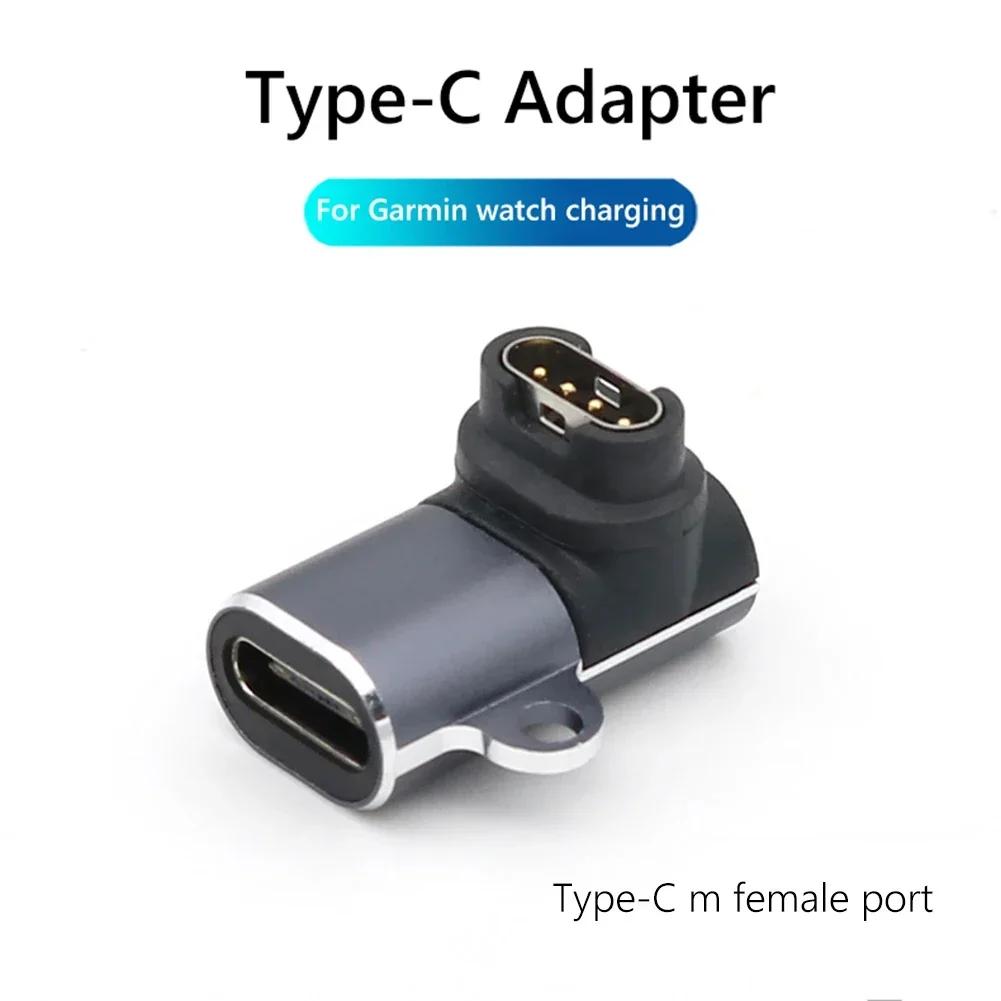Type C Micro USB Ios Charging Adapter Converter For Garmin Fenix 7 6 5 Instinct 2S Venu 2 Plus EPIX Forerunner 745 Smart Watch Charger Connector