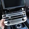 Для Jaguar XE XF XFL F-PACE F pace 2016 2017 2018 Автомобильные аксессуары, накладка на кнопку центрального режима кондиционера из углеродного волокна
