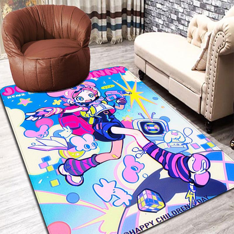 Game: Muse Dash Rug Floor Mat for Living Room or Bedroom Soft and Comfortable Carpet a Gift for Birthday and Holiday.SFF0917393