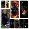 Чехол для телефона для Realme 12 11 10 9 8 5G 7 6 GT5 GT3 GT2 Pro Plus C21 C11 C25 C35 GT Neo 2 3 3T 5 Чехол Черный Кот Смотрящий Глаз