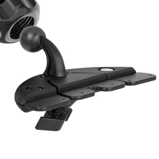 Автомобильный держатель для телефона с разъемом CD, вращающийся на 360 градусов, с противоскользящей накладкой, универсальный держатель для смартфона Samsung/MP3