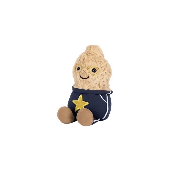 Jellycat Коллекция «Забавная еда» Звезды-арахис Упаковка для студентов Куклы-спутники Плюшевая кукла Маленькая Высокая A6PSP
