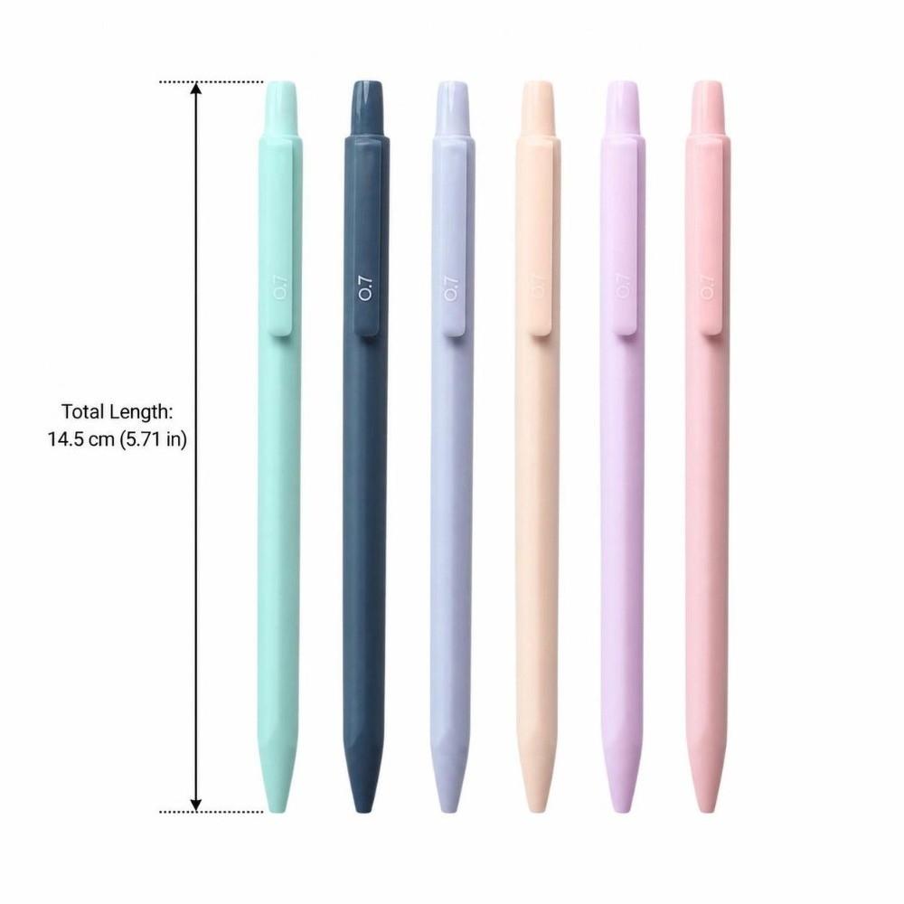 6/12pcs Morandi Mechanical Pencils Triangular Barrel Student Writing Pencil Writing Sketching