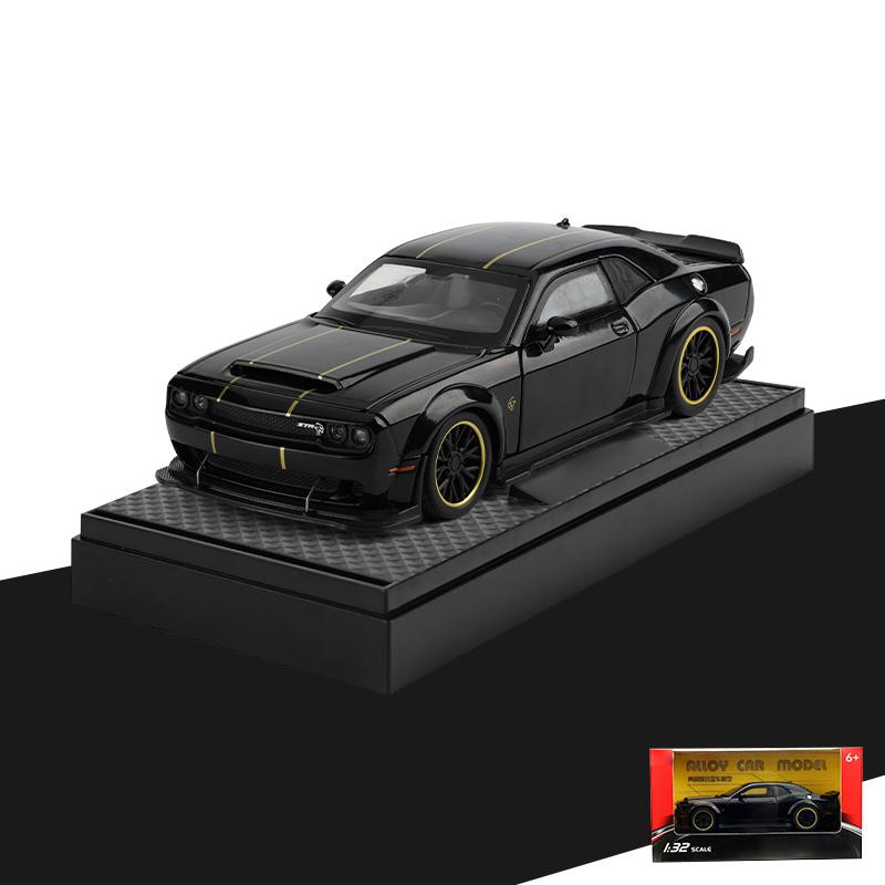 1:32 Dodge Challenger SRT Hellcat Redeye V8 Металлический Литой Модель из Сплава Американский Мускул Спортивный Автомобиль Коллекция Хобби Декорации